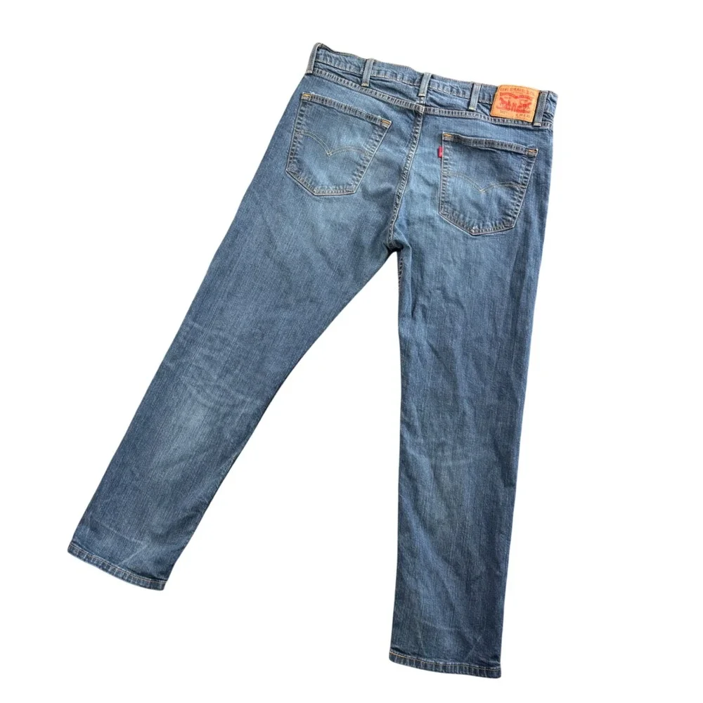 Levi's 502 Regular Taper Jeans‎ Mens 36x29 Blue Medium Wash Stretch Dad Denim